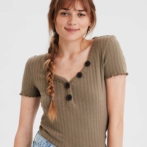 American Eagle ribbed top